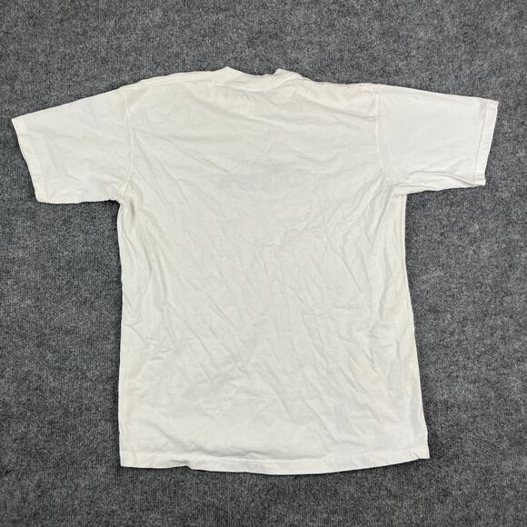 Ecological T-Shirt Mens Size XXL White Costa Rica Embroidered Tropical Tee - Picture 8 of 9